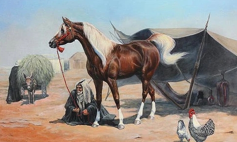 antique arabian stud