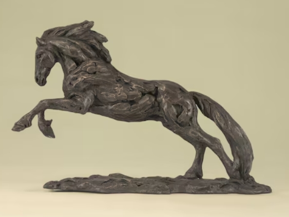 galloping horse sculpture