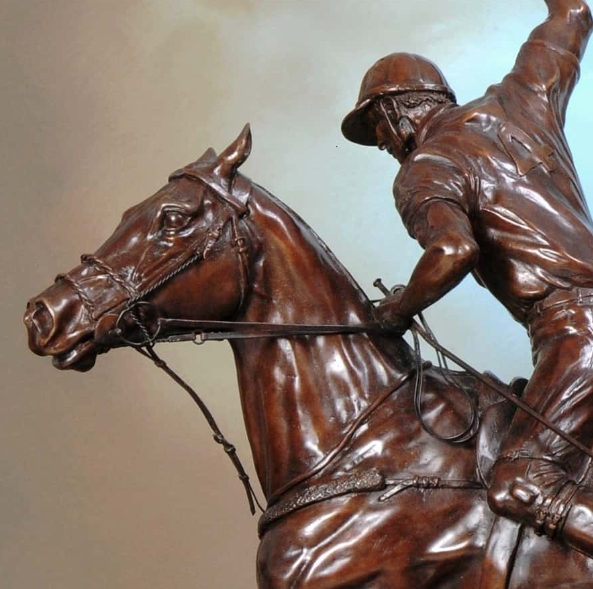 Bronze Race Horse Sculpture