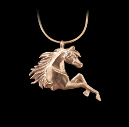 arabian horse pendant